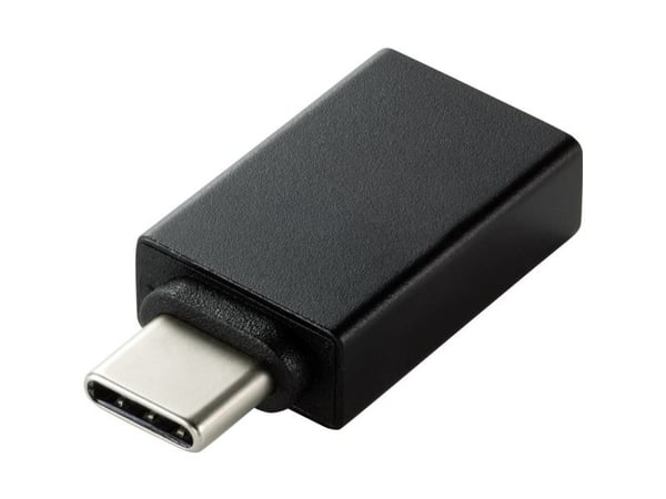 Renkforce RF-4472304, USB Type C, USB Type A, Musta