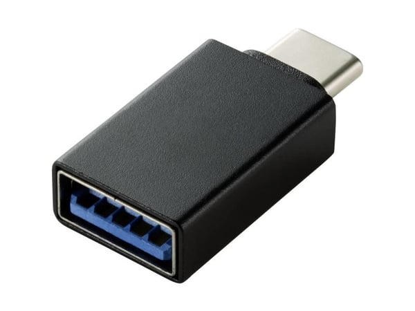Renkforce RF-4472304, USB Type C, USB Type A, Musta