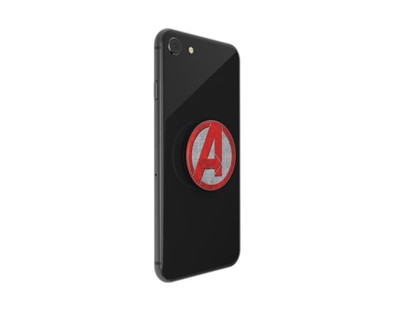 PopSockets PopGrip, Mobiltelefon/smarttelefon, Plate / UMPC, Passiv holder, Hånd, Rød, Hvit