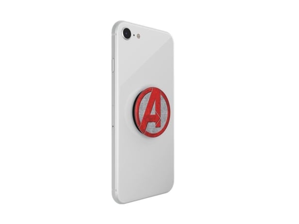 PopSockets PopGrip, Mobiltelefon/smarttelefon, Plate / UMPC, Passiv holder, Hånd, Rød, Hvit