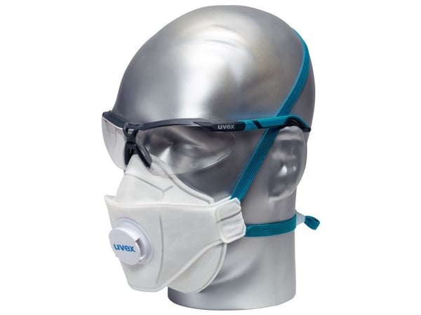 Uvex 9183281, Vernebriller, Antrasitt, Limefarget, Polykarbonat, 1 stykker