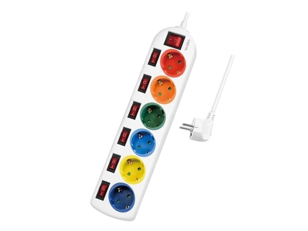 LogiLink LPS259, 1,5 m, Innendørs, Type F, Type F (CEE 7/4), IP20, 1,5 mm²
