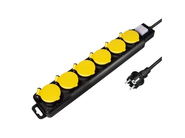 LogiLink LPS256, 1,5 m, Utomhus, Typ F, Type F (CEE 7/4), IP44, 1,5 mm ²