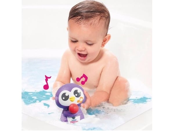 Tomy Toomies Tuneless Penguin, Bade leke, Gutt/Jente, 1 år, Gir fra seg lyd, Plast, Flerfarget