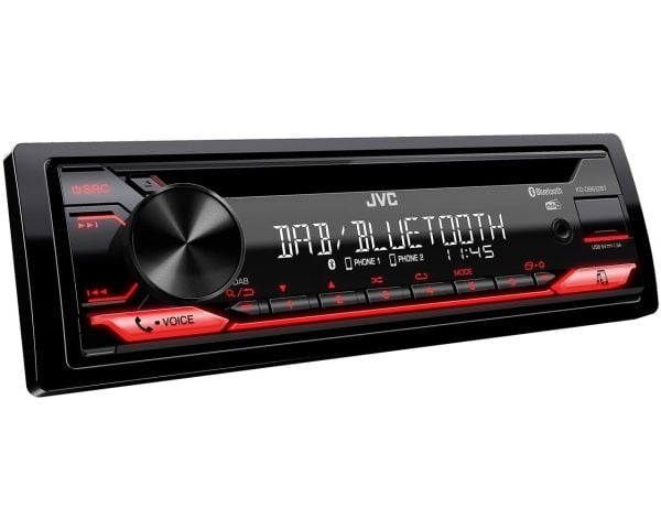 JVC KD-DB622BT - Vogn - CD-mottaker - i instrumentbordet - Enkelt-DIN - 50 watt x 4