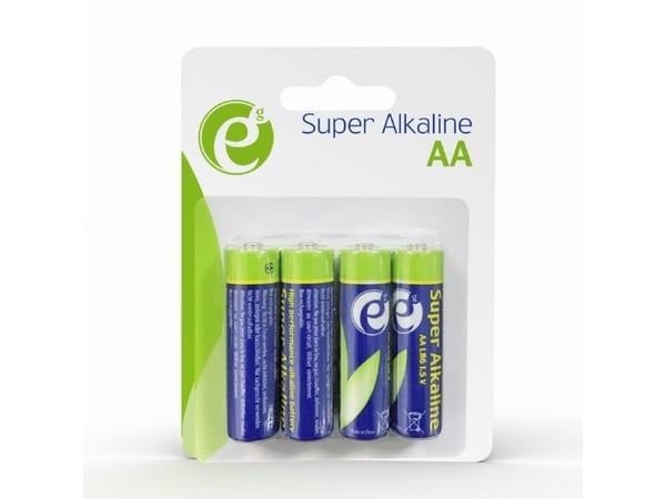 EnerGenie - Batteri 4 x AA-type - Alkalisk - 2900 mAh