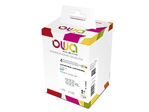 OWA - 4-pack - svart, gul, cyan, magenta - kompatibel - gjenfabrikert - blekkpatron (alternativ for: HP 932XL, HP 933XL)