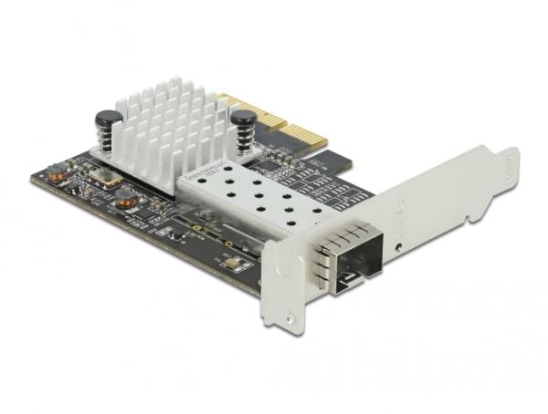 DeLOCK 89001, PCIe, PCIe, SFP+, Matala profiili, PCIe 3.0, Harmaa, PC
