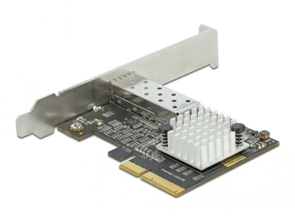DeLOCK 89001, PCIe, PCIe, SFP+, Matala profiili, PCIe 3.0, Harmaa, PC
