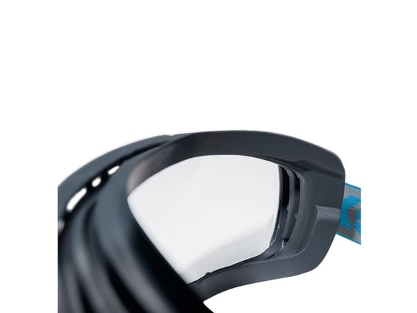 uvex - Beskyttelsesbriller - skygge: 2C-1.2 W 1 FTKN CE - klart glas - polykarbonat, termoplastisk elastomer (TPE), stof - blå, antracit (sort) - K...
