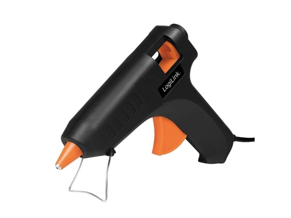 LogiLink WZ0051, Elektrisk limpistol, Sort, Oransje, 8 g/min, 3 s, 1,12 cm, 10 cm