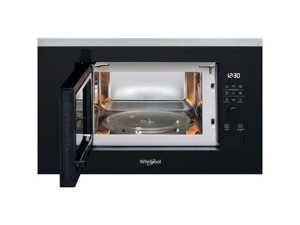 Whirlpool WMF201G, Kiinteä, Grillimikroaaltouuni, 20 L, 800 W, Rotaatio, Kosketus, Musta, Ruostumaton teräs