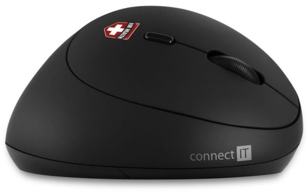 Connect IT CMO-2600-BK, högerhand, Optisk, Bluetooth, 1600 DPI, Svart