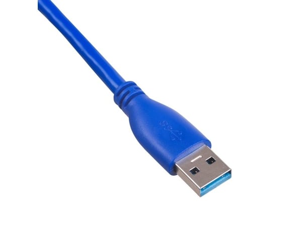 Akyga AK-USB-28, 1 m, USB A, USB A, USB 3.2 Gen 1 (3.1 Gen 1), Sininen