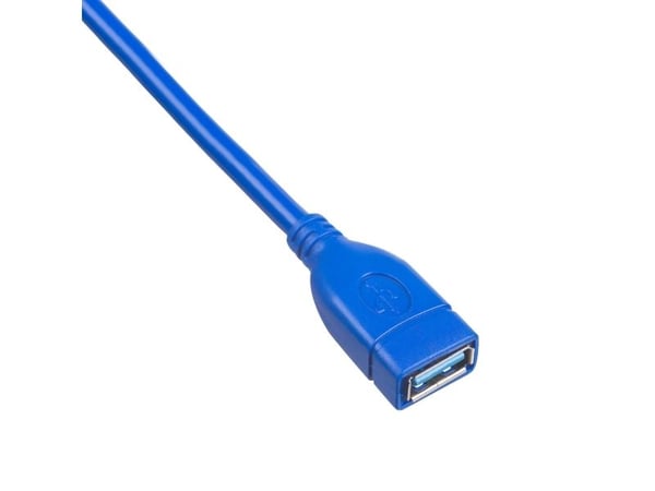 Akyga AK-USB-28, 1 m, USB A, USB A, USB 3.2 Gen 1 (3.1 Gen 1), Sininen