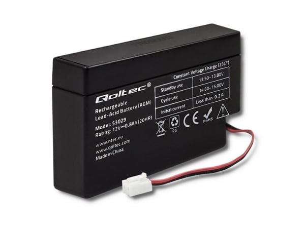 Qoltec - Akku - Lyijyakku - 800 mAh