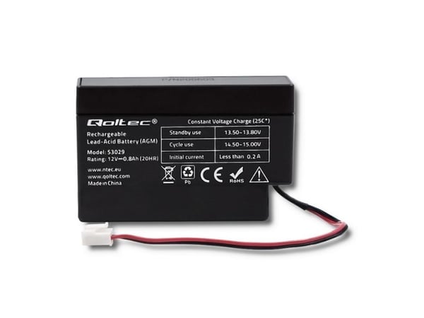 Qoltec - Akku - Lyijyakku - 800 mAh