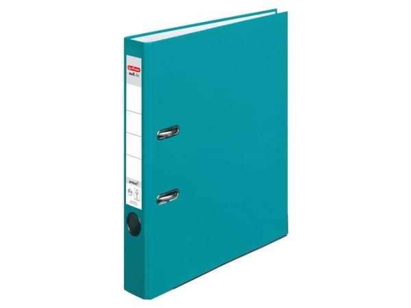 Herlitz 50015955 - A4 - kiinnityslenkki - säilytys - polypropeeni (PP) - turkoosi - valkoinen