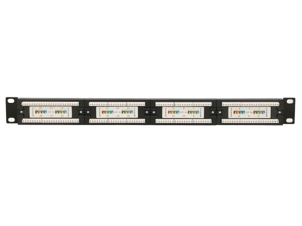 Extralink - Koblingspanel - rackmonterbar - CAT 5e - UTP - RJ-45 X 24 - 1U - 19"