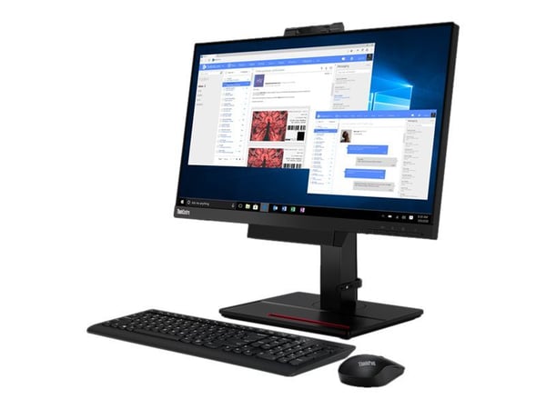 Lenovo ThinkCentre Tiny-in-One 24 Gen 4 - LED-skjerm - 24" (23.8" synlig) - 1920 x 1080 Full HD (1080p) - 250 cd/m² - 1000:1 - 4 ms - DisplayPort -...