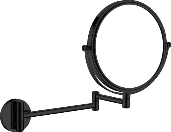 Kosmetikk-speil Deante ROUND, på arm, 2-sidig, forstørrelse x3, NERO Kosmetikk-speil Deante ROUND, på arm, 2-sidig, forstørrelse x3, NERO