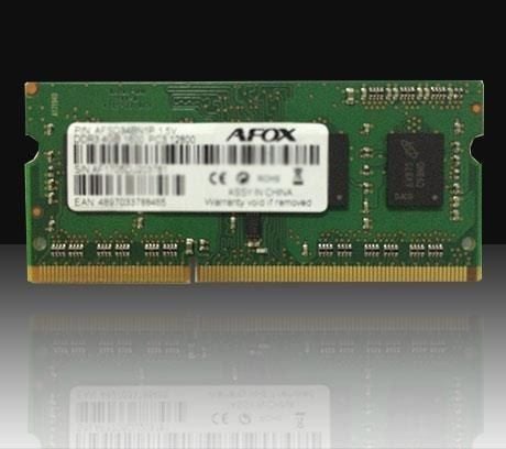 AFOX SO-DIMM DDR3 8GB hukommelsesmoduuli 1600 Mhz