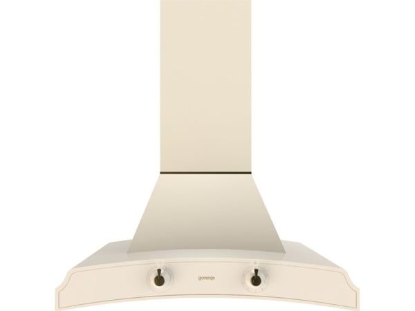 Gorenje Classico DK63MCLI - Panser - røykkanal - bredde: 60 cm - dybde: 50 cm - ekstraksjon og resirkulasjon (-) - elfenben
