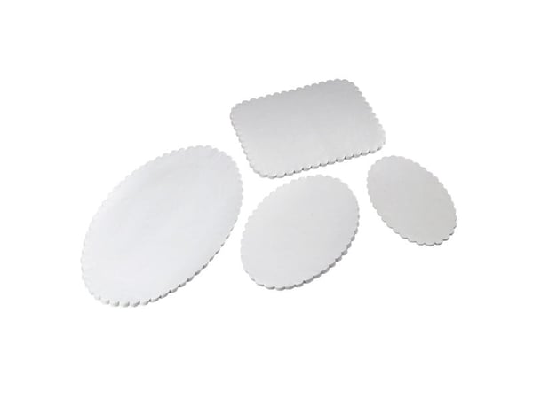Matpapper (ark), 40 g/m2, 290 x 380 mm, präglat papper, vit, vanlig förpackning 500 st, livsmedelsgodkänd