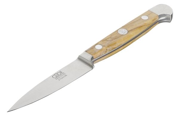 Gude Güde Alpha puistoveitsi 8 cm oliivipuu