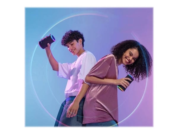 Soundcore Flare II - Høyttaler - for bærbar bruk - trådløs - Bluetooth - 20 watt - svart