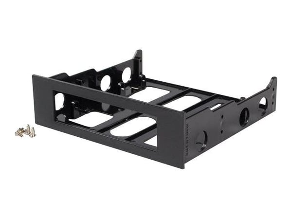 Startech 3.5" to 5.25" Front Bay Adapter - Mount 3.5" HDD in 5.25" Bay - Hard Drive Mounting Bracket w/ Mounting Screws (BRACKETFDBK) - Uttagbar ha...