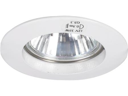 DL-810 downlight 50W, Ø81 mm, vit, sockel GU10, fast