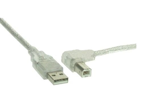 InLine 34520R, 2 m, USB A, USB B, hane/femman, 0,48 Gbit/sek, Transparent
