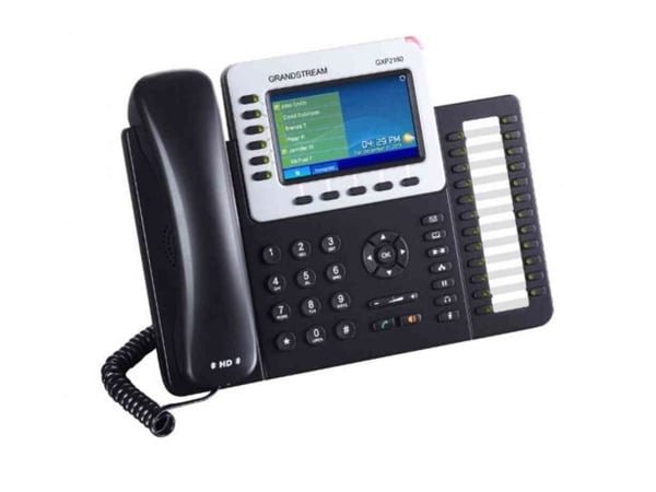 Grandstream GXP2140 Enterprise IP Phone - VoIP-telefon - 5-veis anropskapasitet - SIP, RTCP, RTP, SRTP - multilinje