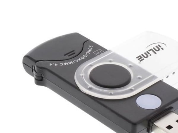 InLine 4043718213924, MMC, MMC Mobile, MMC+, MicroSD (TransFlash), MicroSDHC, MicroSDXC, SD, SDHC, SDXC, Sort, 5000 Mbit/s, USB 3.2 Gen 1 (3.1 Gen ...