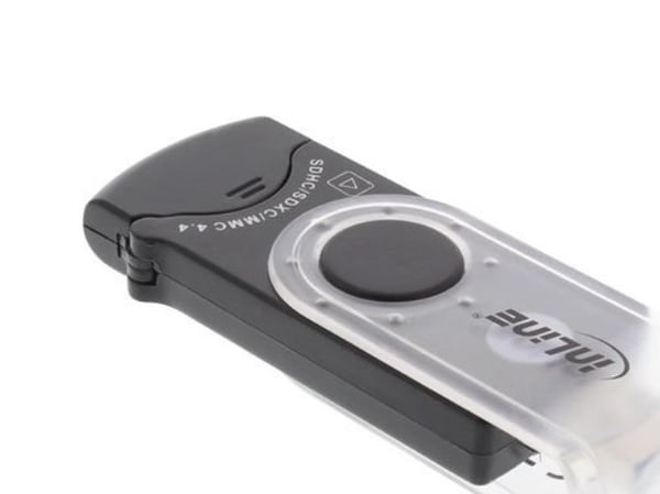 InLine 4043718213924, MMC, MMC Mobile, MMC+, MicroSD (TransFlash), MicroSDHC, MicroSDXC, SD, SDHC, SDXC, Sort, 5000 Mbit/s, USB 3.2 Gen 1 (3.1 Gen ...