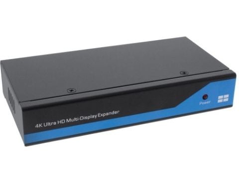 InLine 57831I, DisplayPort, 4x HDMI, Sort, Blå, 1080p, 3840 x 2160 piksler, 506 g