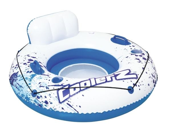 Bestway 43108, Blå, Hvit, Svømme sete, Vinyl, 90 kg, China, 106 cm