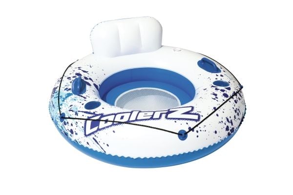 Bestway 43108, Blå, Hvit, Svømme sete, Vinyl, 90 kg, China, 106 cm