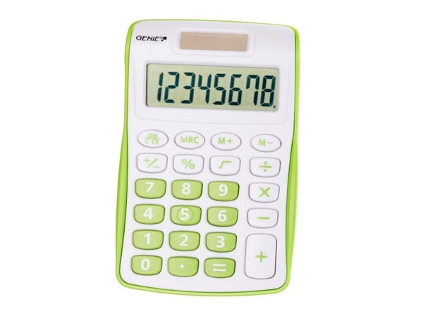 GENIE 120 G - Lommekalkulator - 8 sifre - batteri GENIE 120 G - Lommekalkulator - 8 sifre - batteri