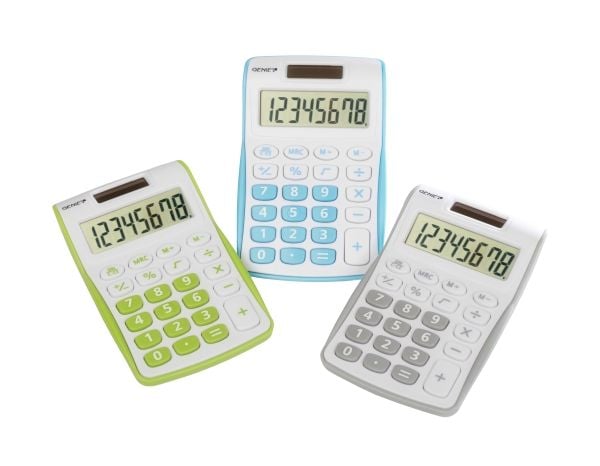 GENIE 120 G - Lommekalkulator - 8 sifre - batteri