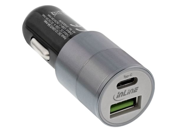 Laturi InLine 1x USB-A 1x USB-C 2,5 A (31502S)