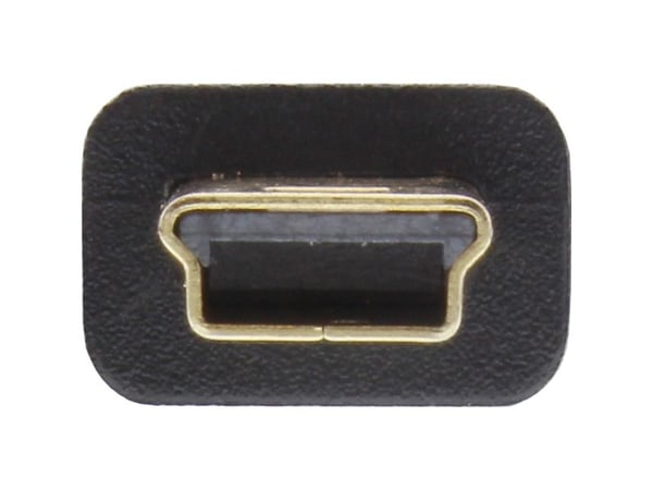 InLine 31803F, 0,3 m, USB A, Mini-USB B, USB 2.0, Svart