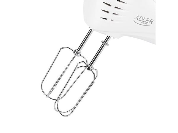 Adler AD 4212, Håndmikser, Rød, Hvit, Vispe, Blending, 300 W, Plast, Rustfritt stål