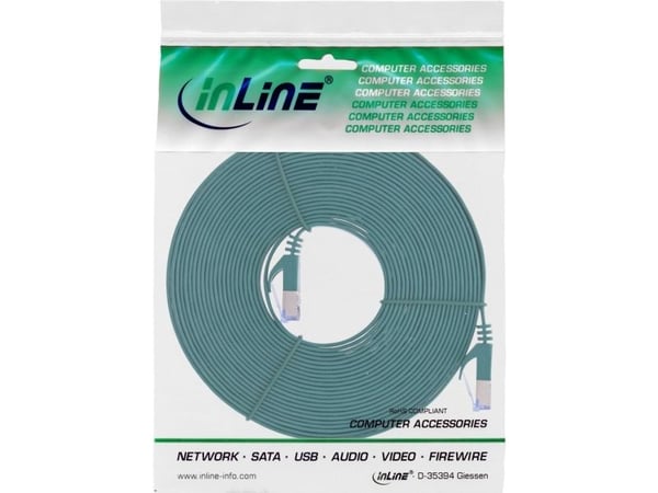 InLine 71807G, 7 m, Cat6a, U/FTP (STP), RJ-45, RJ-45