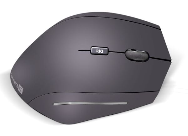Connect IT CMO-2510-BK, Oikeakätinen, Optinen, Bluetooth, 1600 DPI, Musta