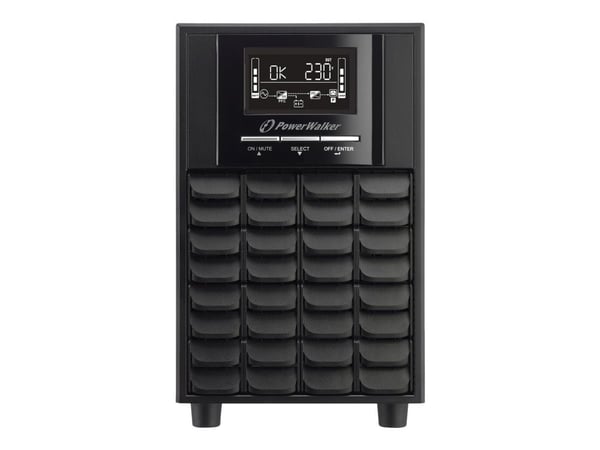 PowerWalker VI 3000 CW - UPS - Växelström 162 - 290 V - 2100 Watt - 3000 VA - 9 Ah - RS-232, USB - utgångskontakter: 8