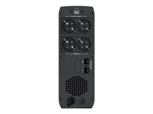 PowerWalker VI 800 CSW - UPS - AC 170 - 280 V - 480 Watt - 800 VA - 9 At - USB - utgangskontakter: 4