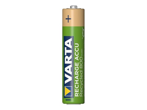 Varta Recharge Accu Recycled 56813 - Batteri 4 x AAA - NiMH - (ladbare) - 800 mAh
