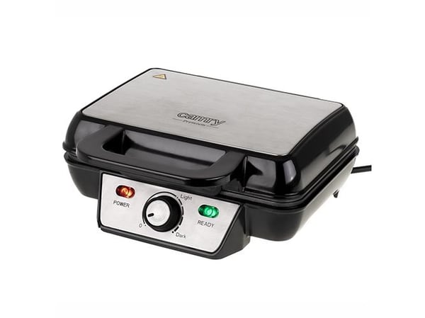 Camry Premium CR 3046, 2 vafler, Rektangulær, Sort, Kraft indikator, Klar, 1000 W, 1600 W